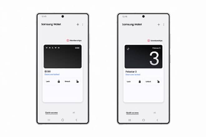 Volvo: arriva la digital key per gli utenti con uno smartphone Samsung