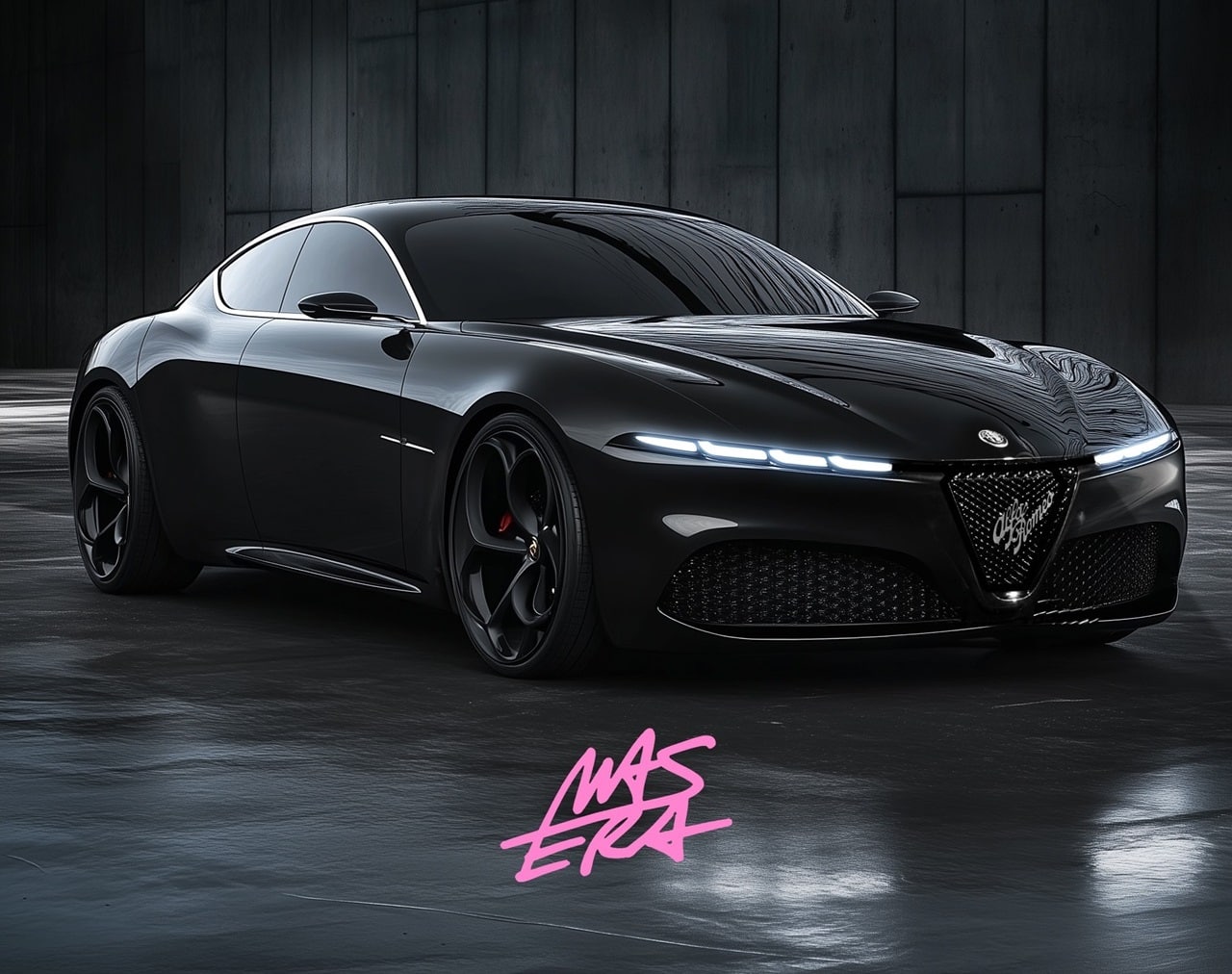 Alfa Romeo: ecco quale potrebbe essere il design di una futura ammiraglia [RENDER]