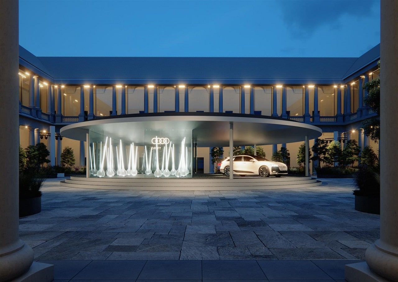 Audi A6 Avant debutto pubblico all’House of Progress durante la Milano Design Week
