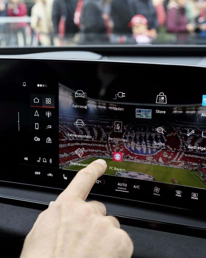 Audi - App DAZN in auto