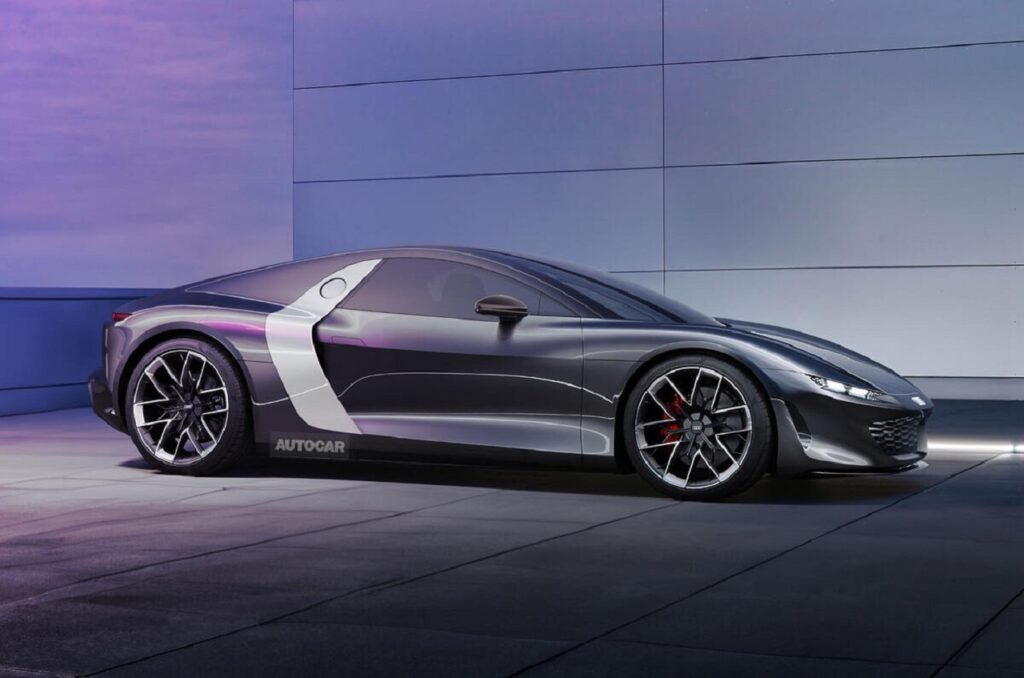 Audi R8 si prepara al ritorno nelle vesti di super car ibrida con motore Lamborghini [RENDER]