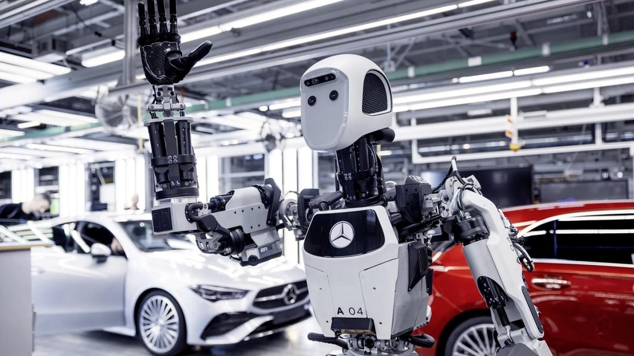 Mercedes-Benz inizia a utilizzare la robotica AI per produrre le sue auto