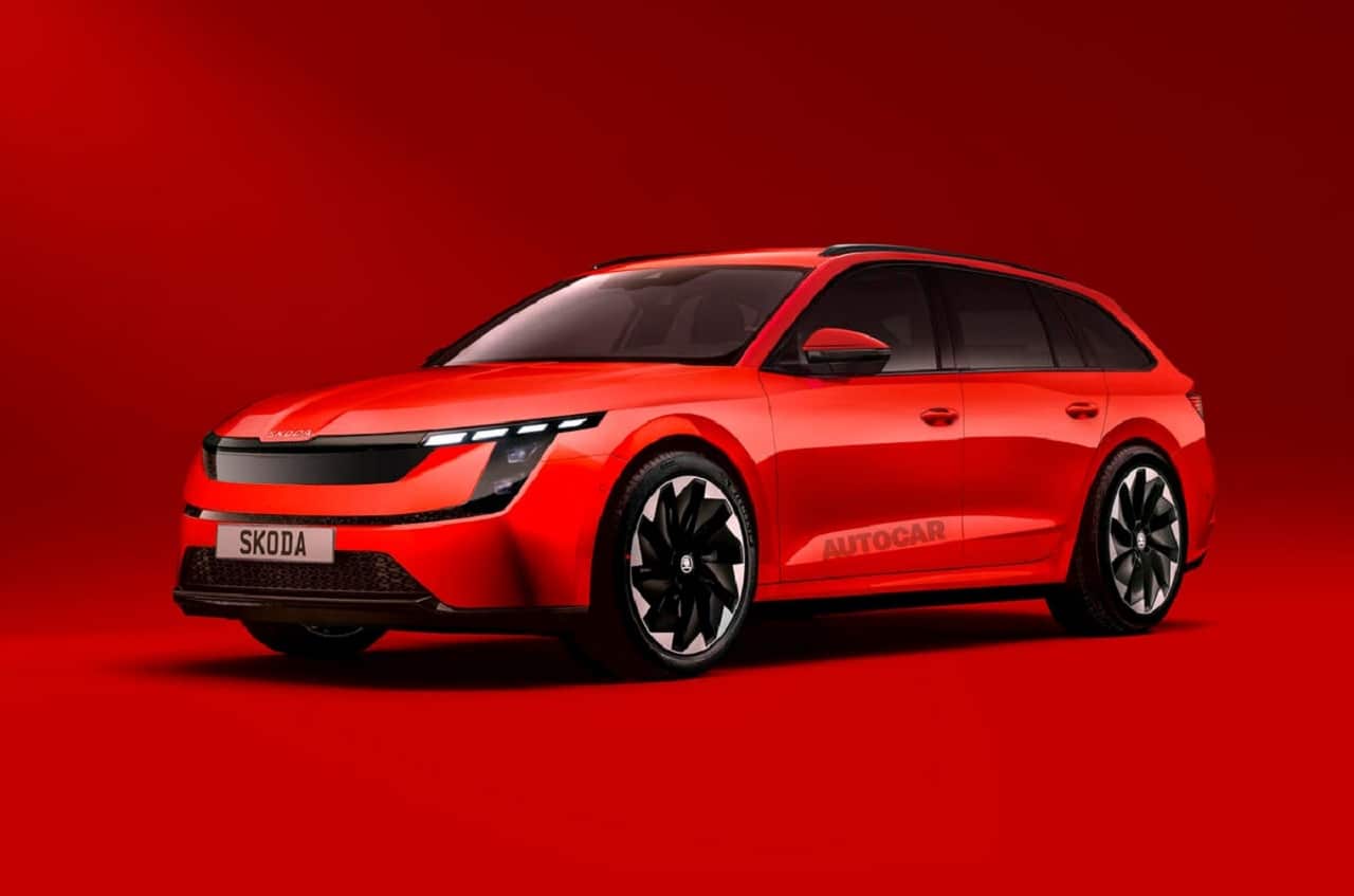 Skoda Octavia EV sarà anticipata da un concept che debutterà a settembre [RENDER]