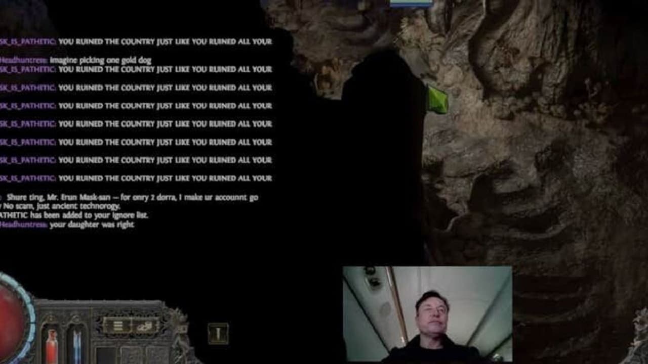 Elon Musk ricoperto di insulti e bullizzato in diretta streaming interrompe il collegamento dal suo Jet
