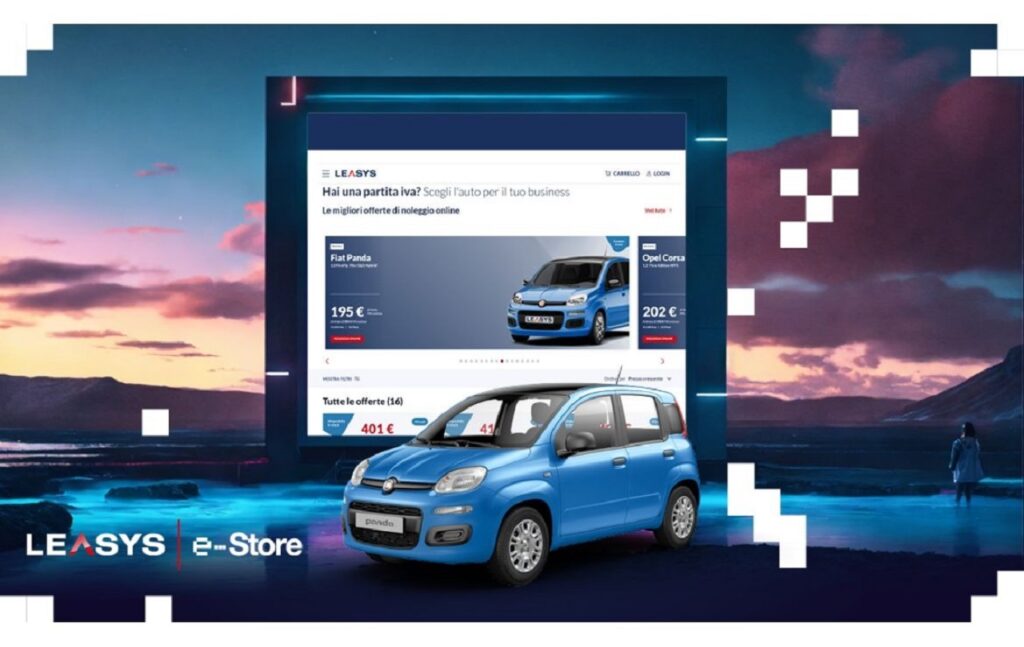Leasys e-Store: il noleggio online adesso disponibile anche per le Partite IVA