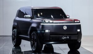 MG Cyber X: il futuro SUV elettrico con design squadrato e fari a scomparsa [FOTO]