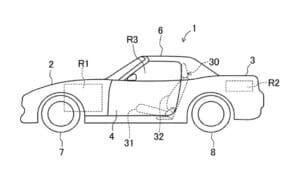 Mazda MX-5 elettrica: l’indizio del brevetto di una misteriosa roadster