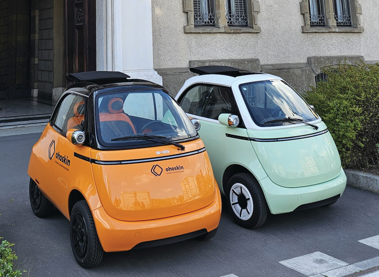 Microlino Ohoskin: la sostenibilità alla Milano Design Week 2025