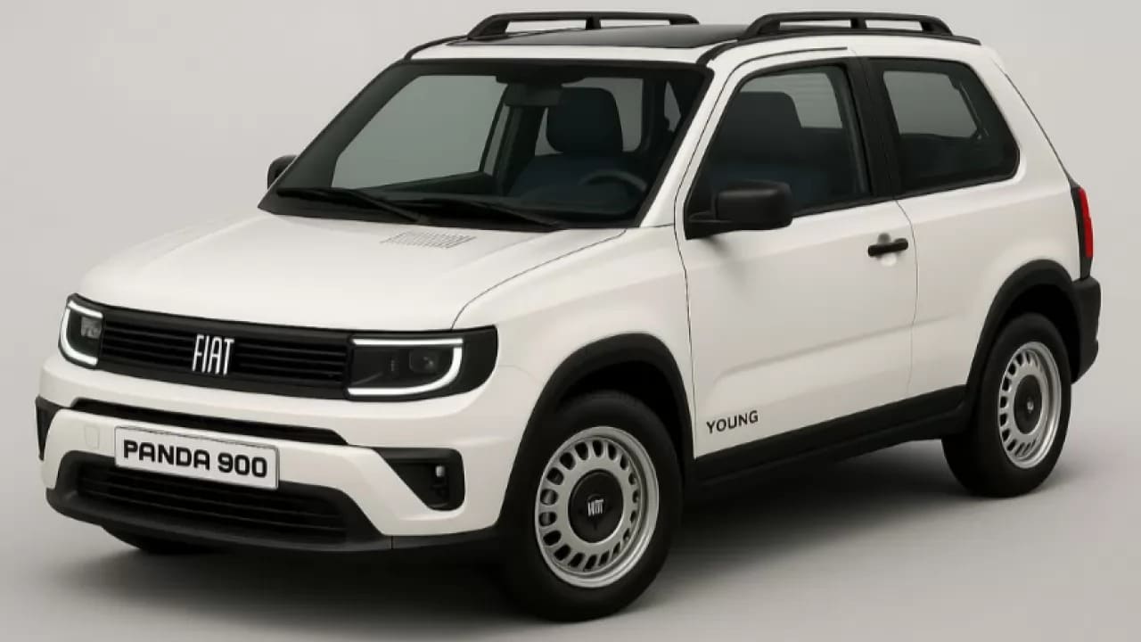 Fiat Panda Young immaginata in versione moderna [RENDER]