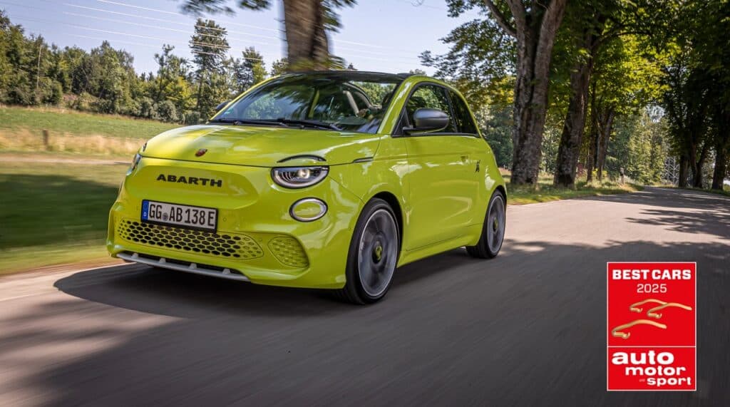 Abarth 500e premiata ad Amburgo con il premio di "Miglior Mini Car"