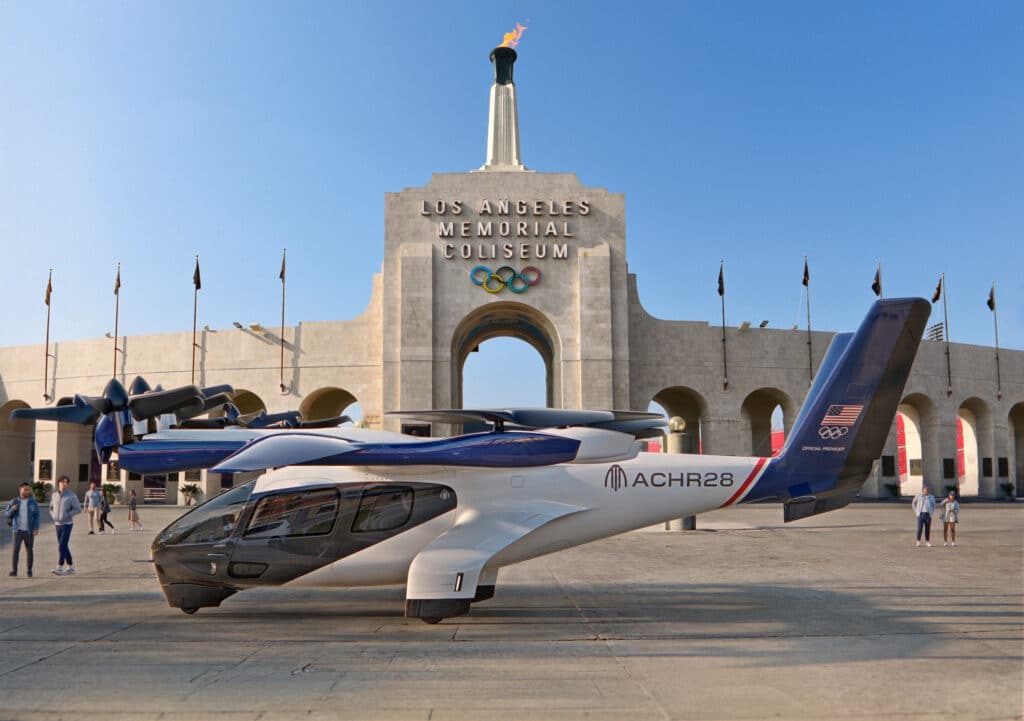 Aerotaxi elettrici ai Giochi Los Angeles 2028 Archer Aviation porterà VIP e fan in volo