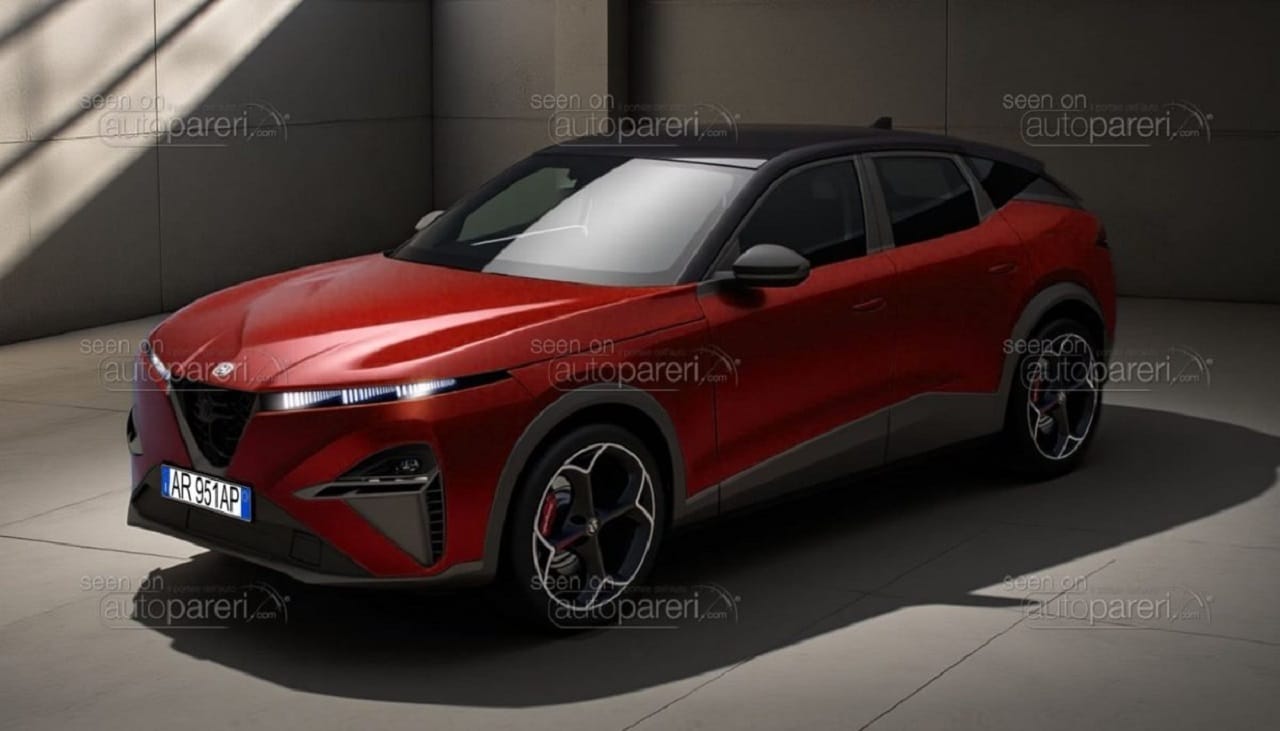 Alfa Romeo Stelvio 2025: sul mercato prima le versioni elettriche e poi le termiche [RENDER]