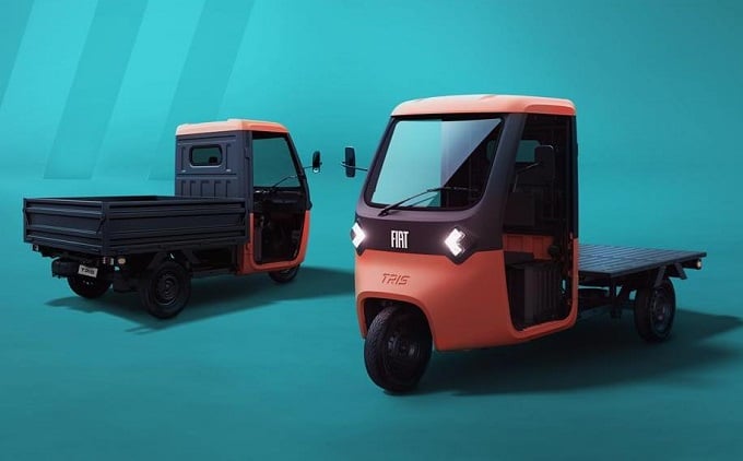 Fiat Tris, il nuovo tre ruote elettrico per le consegne dell’ultimo chilometro [FOTO]