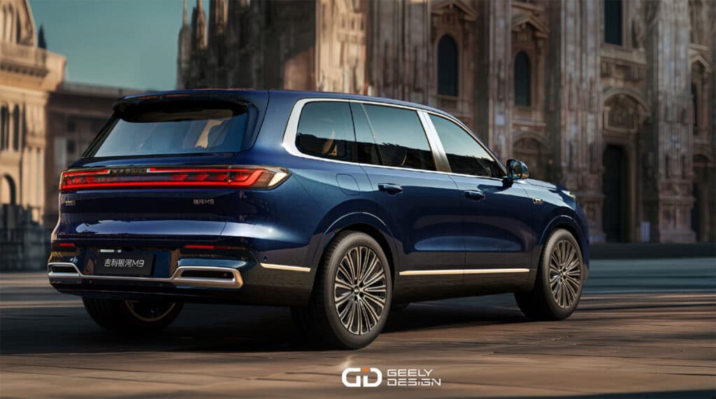 Geely "Five by Five": il lancio in Europa e il SUV Galaxy M9
