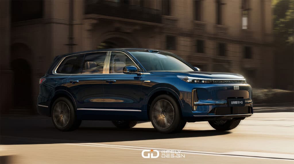 Geely "Five by Five": il lancio in Europa e il SUV Galaxy M9