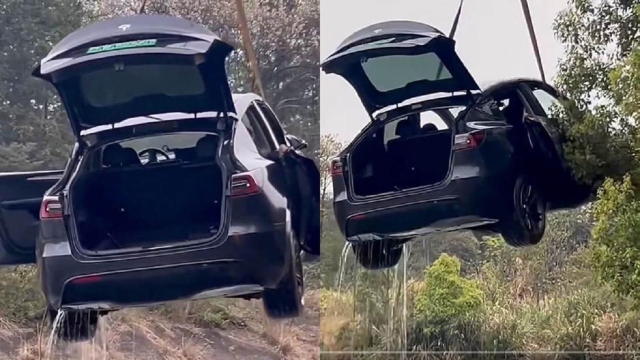 Tesla aggiunge una nuova funzione di sicurezza che apre finestrini e bagagliaio automaticamente se l’auto finisce in acqua