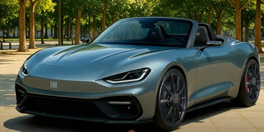 Fiat 124 Spider reinterpretata in chiave moderna in un concept [VIDEO RENDER]