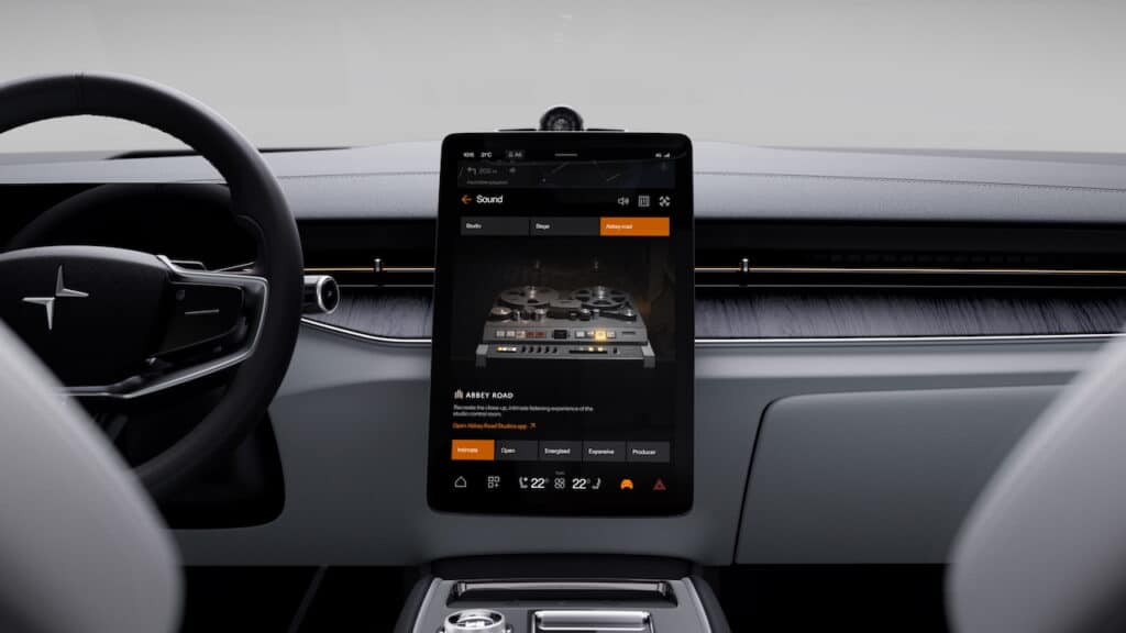 Polestar 3: la nuova esperienza audio con l’Abbey Road Studios Mode