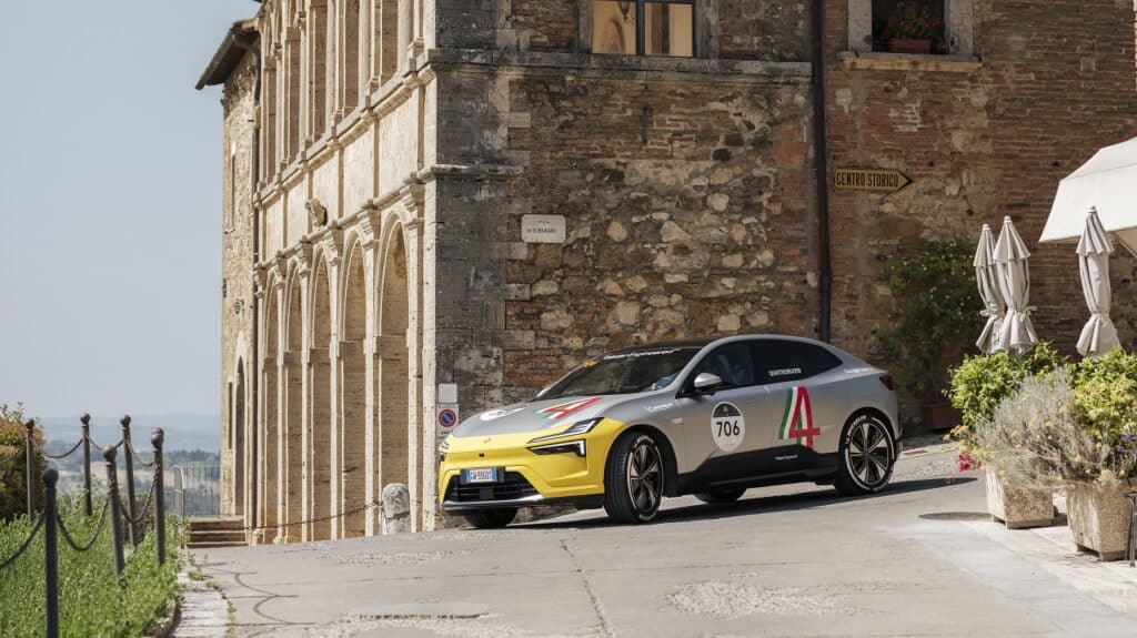 Polestar 4 conquista la 1000 Miglia Green 2025