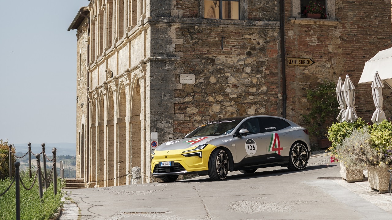 Polestar 4 conquista la 1000 Miglia Green 2025