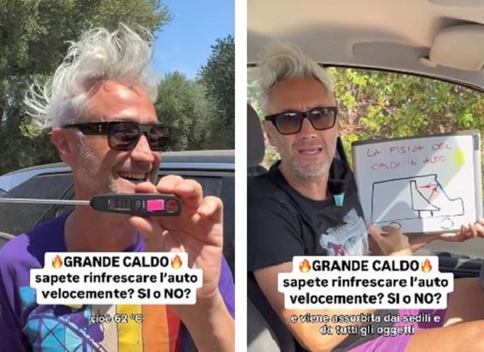 Auto bollente d’estate: il consiglio del fisico per raffreddare l’abitacolo in pochi secondi [VIDEO]