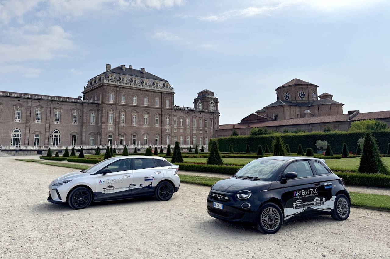 Drivalia: quattro colonnine alla Reggia di Venaria per ‘ArtElectric’