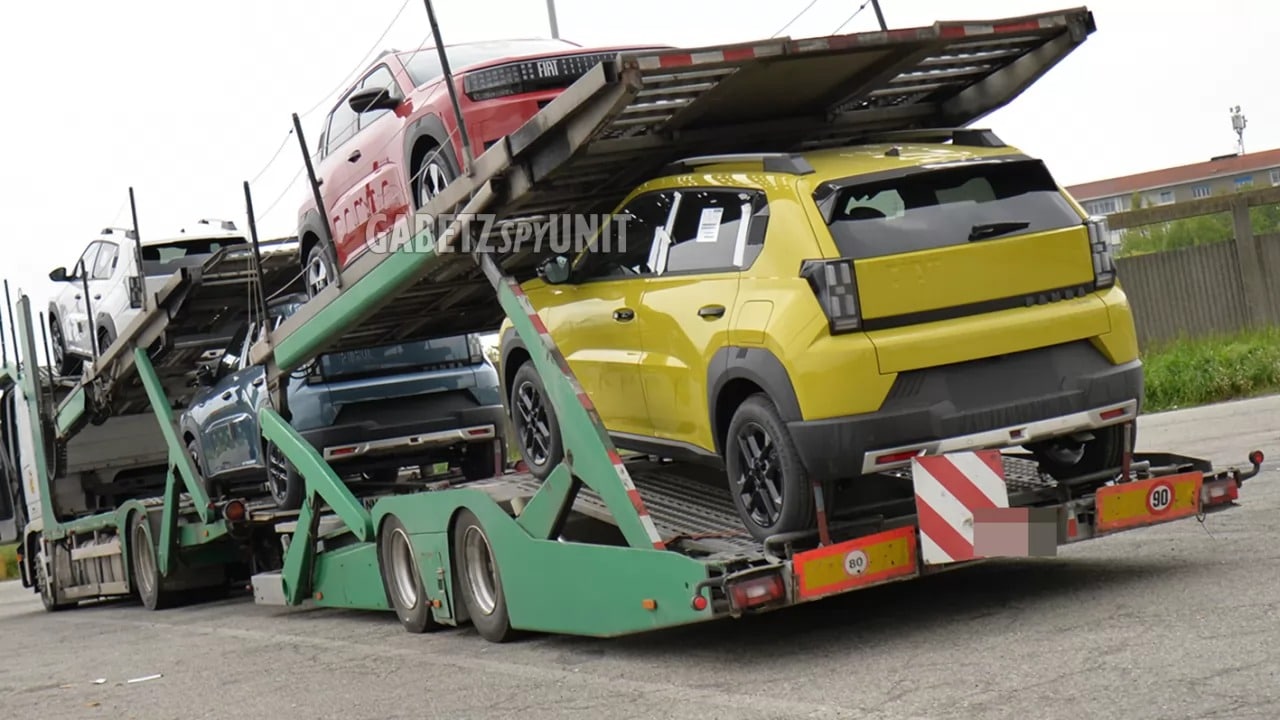 Fiat Grande Panda Hybrid: avvistata in strada bisarca piena di unità