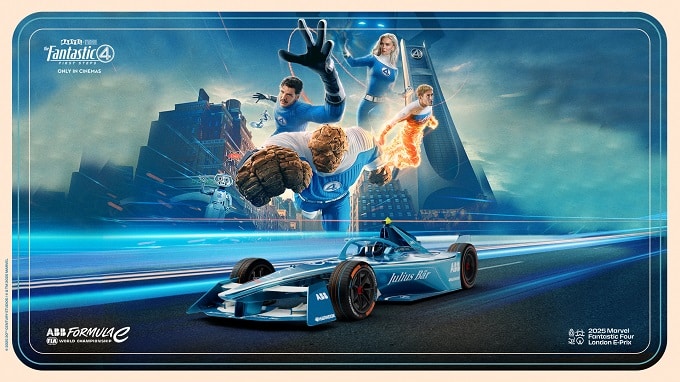 Formula E e Marvel insieme per il gran finale 2025: I Fantastici Quattro protagonisti del London E-Prix