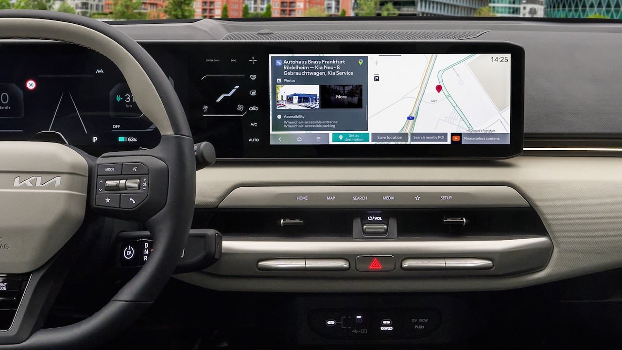 Kia: migliora la navigazione con la nuova funzione Google POI