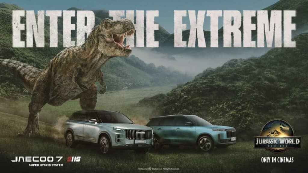 Jaecoo: partnership con Universal Pictures per “Jurassic World-La Rinascita”