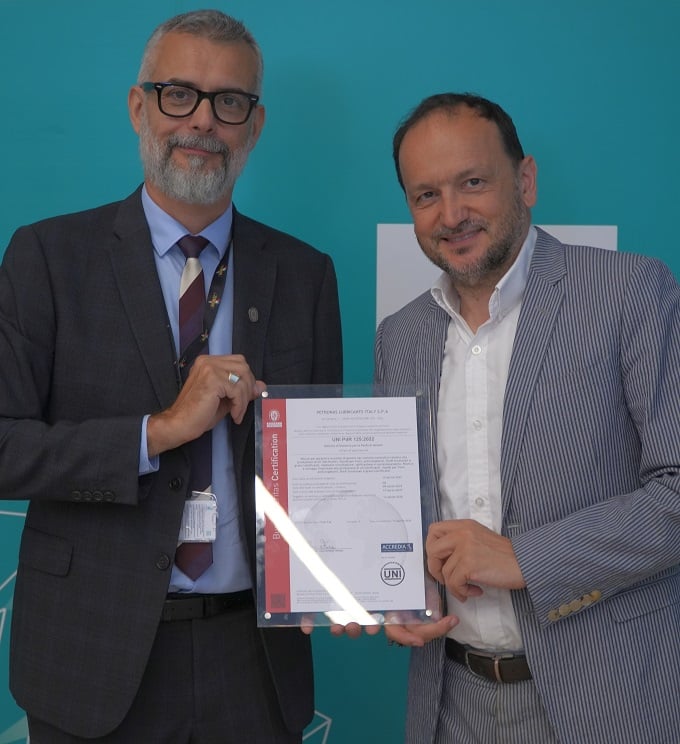 Petronas Lubricants Italy ottiene la certificazione per la parità di genere