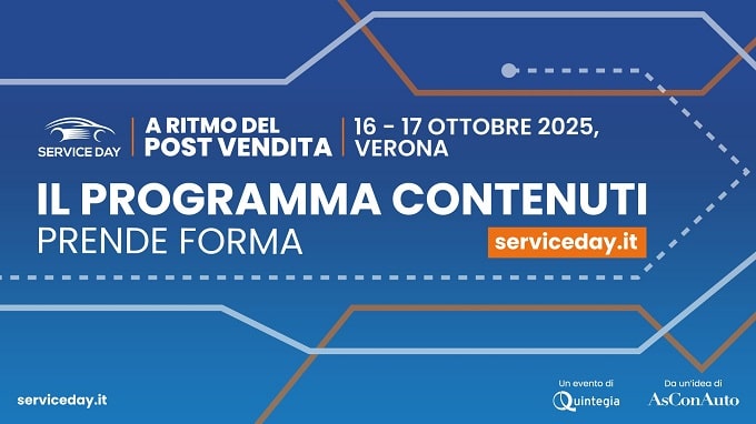 Service Day 2025: il futuro del post vendita automotive il 16 e 17 ottobre a Verona