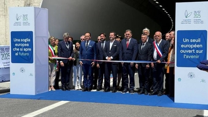 Traforo del Frejus: inaugurata la seconda canna, migliorerà la circolazione tra Italia e Francia