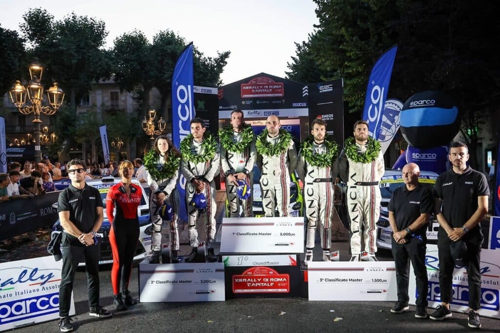 Lancia Ypsilon Rally4 HF: spettacolo e colpi di scena al Rally di Roma Capitale