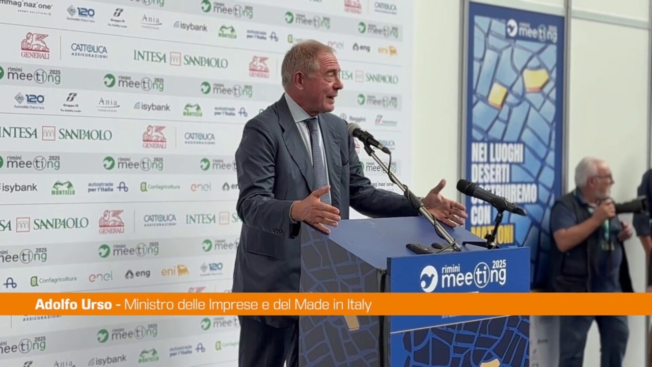 Adolfo Urso: “I dazi al 15% sono un ostacolo superabile per le nostre aziende”