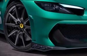 Ferrari brevetta un sistema per proteggere lo splitter da urti e ostacoli stradali