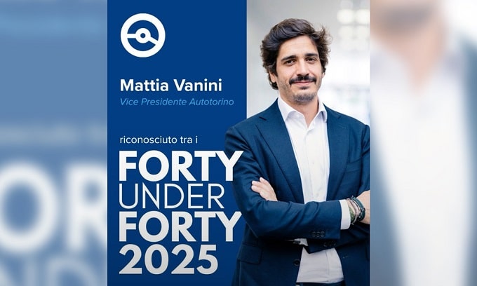Mattia Vanini di Autotorino tra i “Forty under Forty” 2025 di Fortune Italia