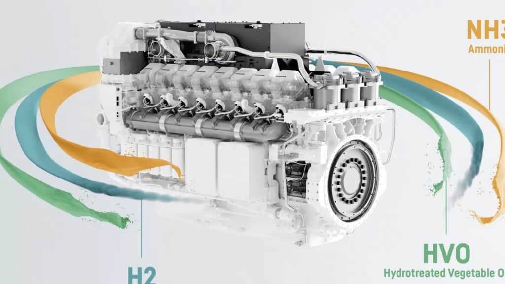 Liebherr presenta un motore a combustione che funziona senza benzina o diesel