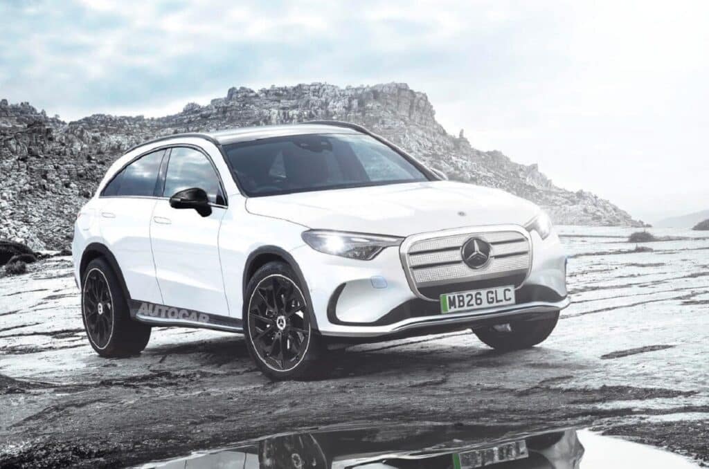 Nuova Mercedes GLC elettrica: sarà svelata a settembre dando inizio ad una nuova era EV per il brand [RENDER]