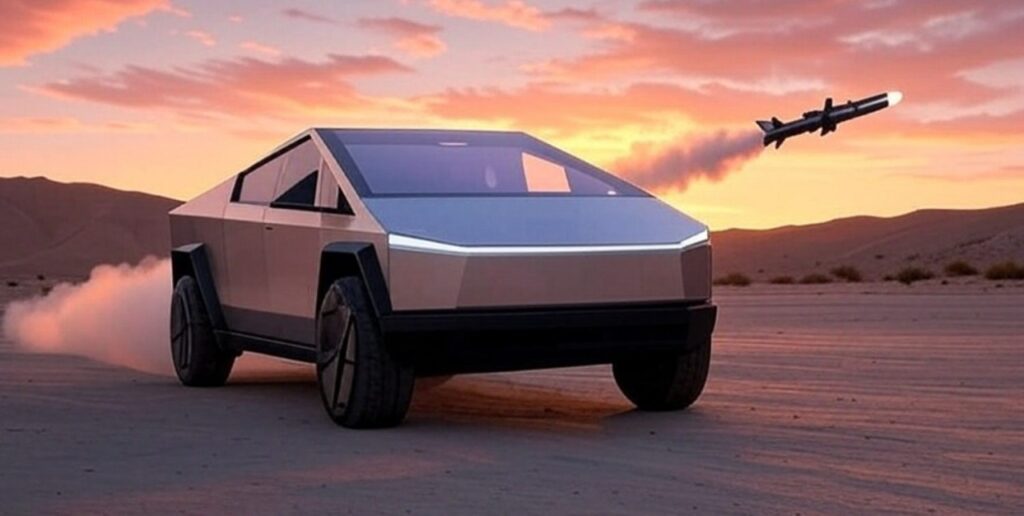 Tesla Cybertruck: l’esercito americano li sta acquistando per usarli come bersagli per i missili