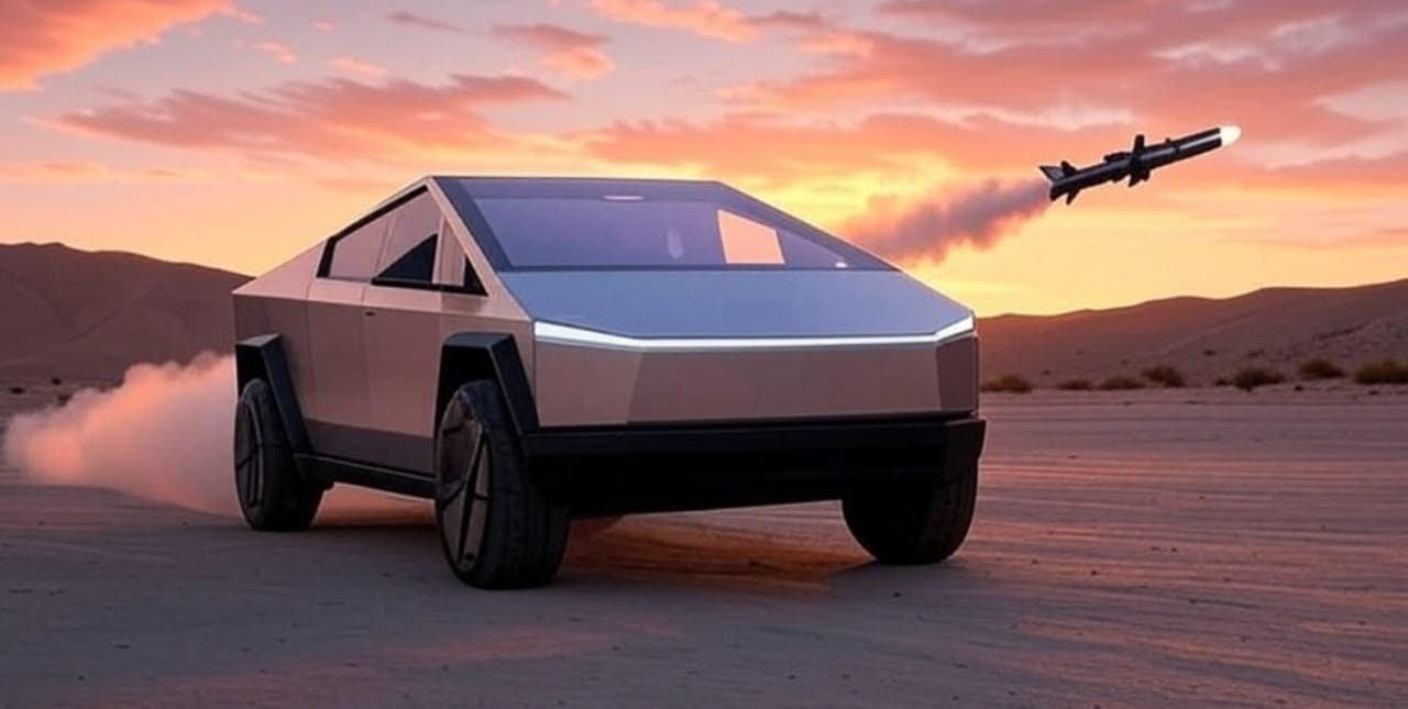 Tesla Cybertruck: l’esercito americano li sta acquistando per usarli come bersagli per i missili