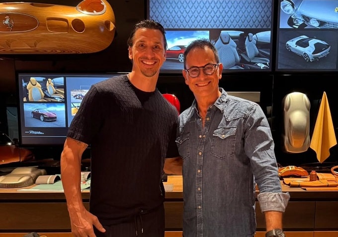 Zlatan Ibrahimovic e Ferrari F80: l’incontro con Flavio Manzoni indizio di un nuovo regalo di compleanno?