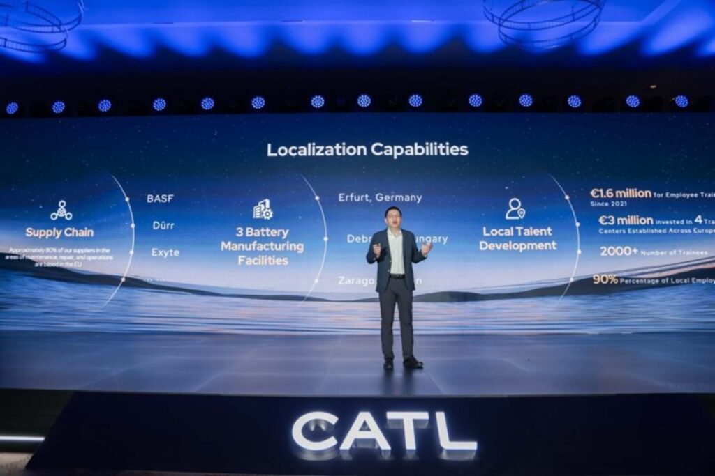 CATL lancia la nuova batteria Shenxing Pro che si ricarica di 478 km in 10 minuti