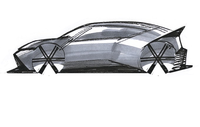 Hyundai Three Concept: il bozzetto della futuristica compatta EV che debutterà all’IAA Mobility 2025 [TEASER]