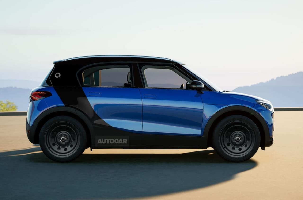 Smart valuta il ritorno della ForFour come rivale della Renault Twingo [RENDER]