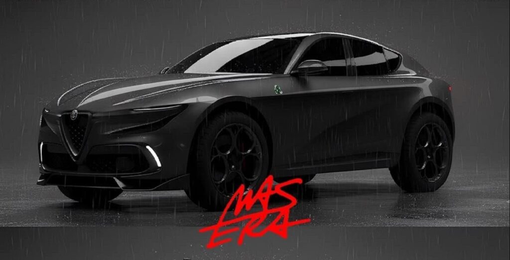 Nuova Alfa Romeo Stelvio: sarà termica ed elettrica, inedita ipotesi di design [RENDER]