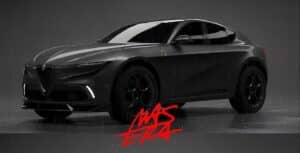 Nuova Alfa Romeo Stelvio: sarà termica ed elettrica, inedita ipotesi di design [RENDER]