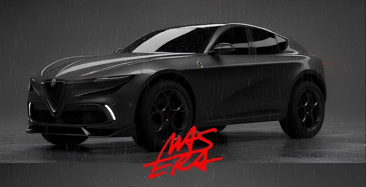 Nuova Alfa Romeo Stelvio: sarà termica ed elettrica, inedita ipotesi di design [RENDER]