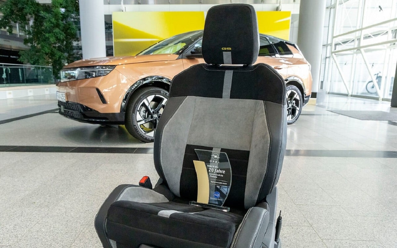 Opel premiata per i suoi sedili ergonomici