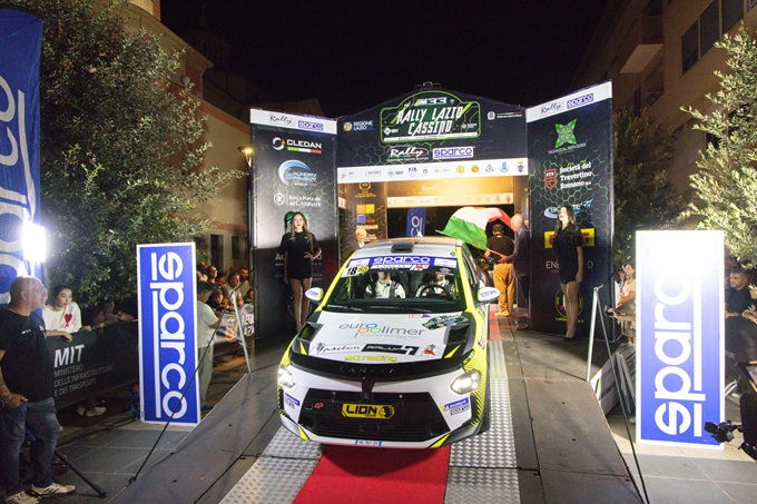 Rally del Lazio Cassino: Gianandrea Pisani e Nicola Biagi vincono il primo titolo del Trofeo Lancia